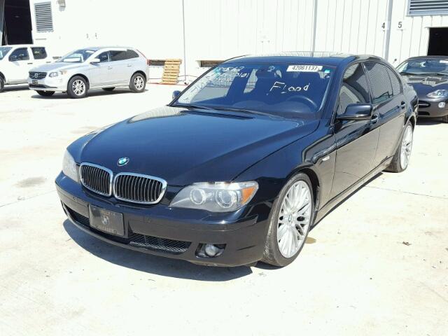 WBAHN83538DT84562 - 2008 BMW 750 LI BLACK photo 2