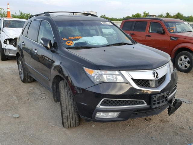 2HNYD2H71AH512488 - 2010 ACURA MDX ADVANC შავი ფოტო 1