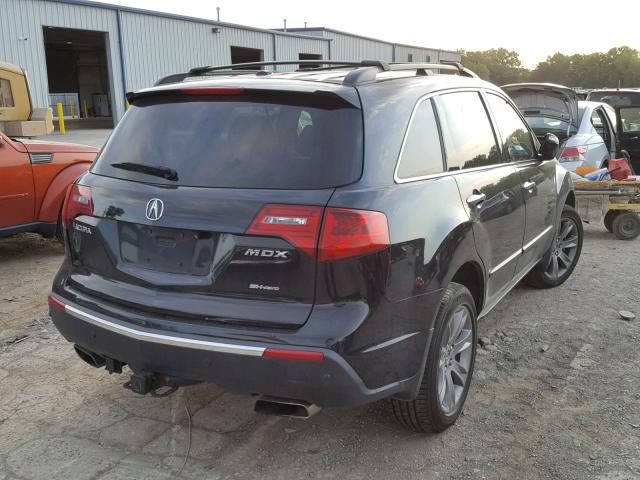 2HNYD2H71AH512488 - 2010 ACURA MDX ADVANC შავი ფოტო 4