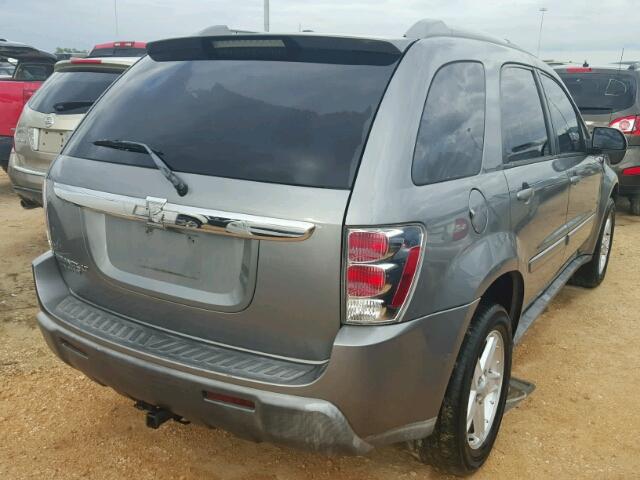 2CNDL63F766181508 - 2006 CHEVROLET EQUINOX LT GRAY photo 4