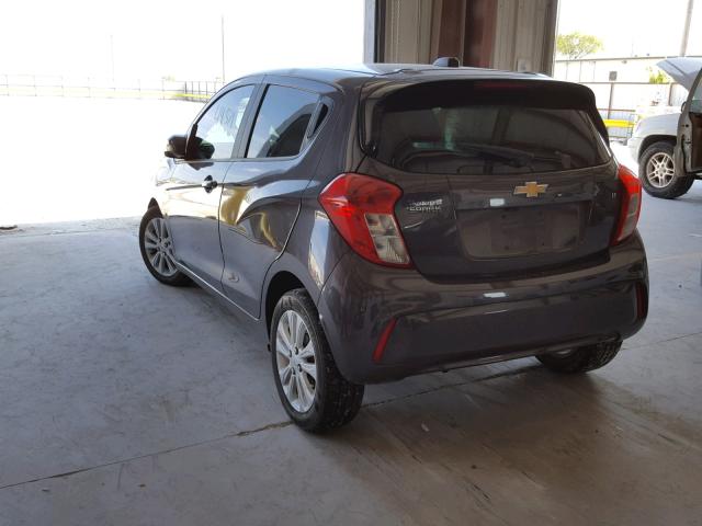 KL8CD6SA9GC614038 - 2016 CHEVROLET SPARK 1LT GRAY photo 3