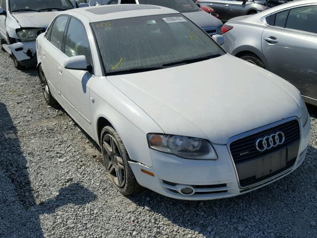 WAUDF78E67A191515 - 2007 AUDI A4 WHITE photo 1