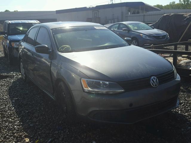 3VW2K7AJ2CM337772 - 2012 VOLKSWAGEN JETTA BASE 灰色 照片 1