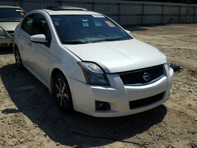 3N1AB6AP8CL712974 - 2012 NISSAN SENTRA 2.0 WHITE photo 1