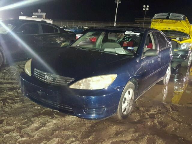 4T1BE32K65U029377 - 2005 TOYOTA CAMRY BLUE photo 2