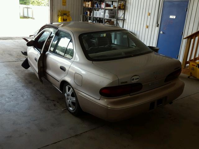 1Y1SK5264VZ445566 - 1997 CHEVROLET GEO PRIZM GOLD photo 3