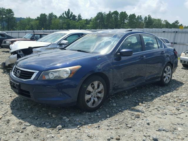 1HGCP26878A115705 - 2008 HONDA ACCORD EXL BLUE photo 2