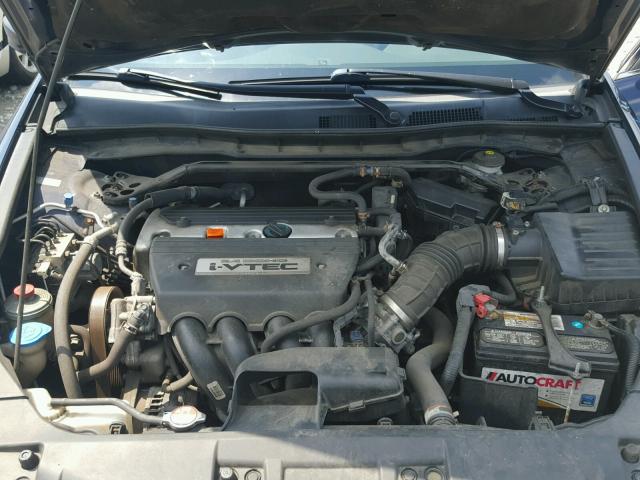 1HGCP26878A115705 - 2008 HONDA ACCORD EXL BLUE photo 7