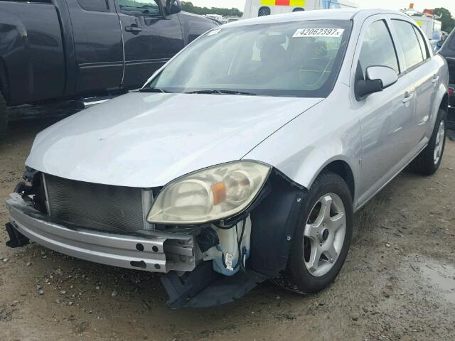 1G1AT58H497176436 - 2009 CHEVROLET COBALT SILVER photo 2