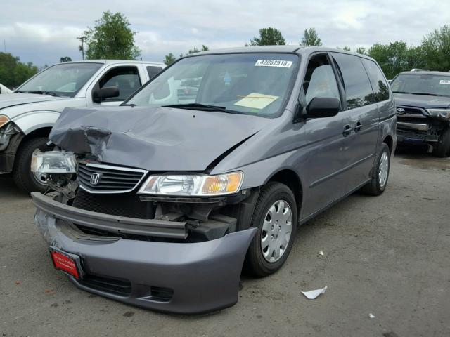 2HKRL1852XH507158 - 1999 HONDA ODYSSEY LX GRAY photo 2