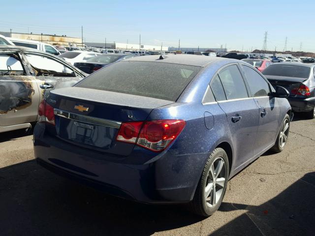 1G1PG5SC6C7103717 - 2012 CHEVROLET CRUZE LT BLUE photo 4