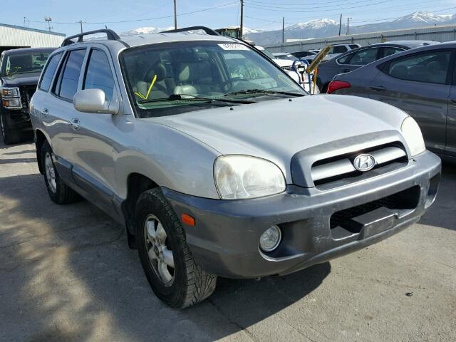 KM8SC73E35U017290 - 2005 HYUNDAI SANTA FE G SILVER photo 1