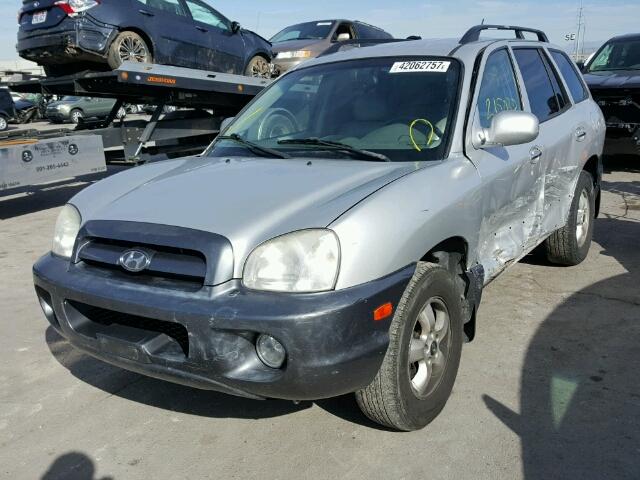 KM8SC73E35U017290 - 2005 HYUNDAI SANTA FE G SILVER photo 2