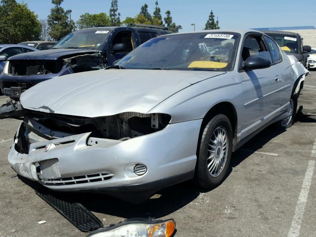 2G1WW12E829115132 - 2002 CHEVROLET MONTE CARL ვერცხლისფერი ფოტო 2