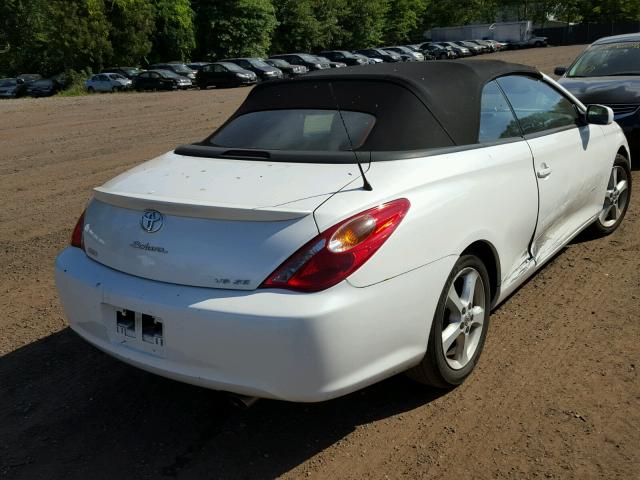 4T1FA38P66U086504 - 2006 TOYOTA CAMRY SOLA WHITE photo 4