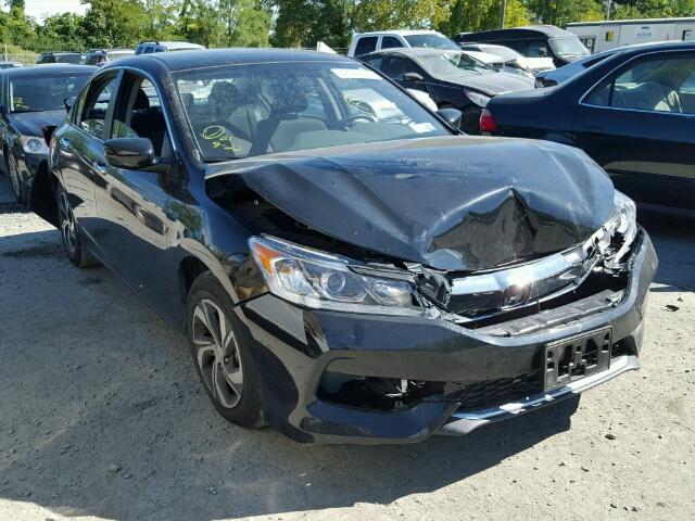 1HGCR2F32HA154488 - 2017 HONDA ACCORD LX BLACK photo 1