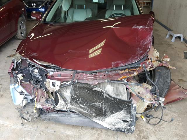 19UUA8F52AA023969 - 2010 ACURA TL MAROON photo 7