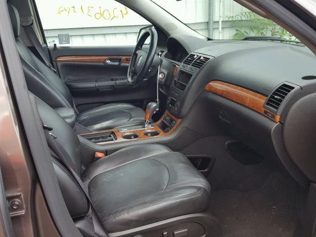 5GZEV23787J169567 - 2007 SATURN OUTLOOK XR მუქწითელი ფოტო 5