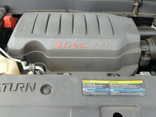5GZEV23787J169567 - 2007 SATURN OUTLOOK XR მუქწითელი ფოტო 7