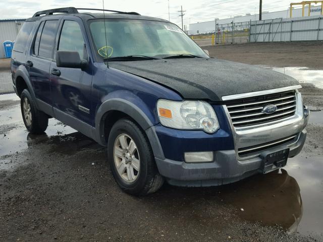 1FMEU73E26UA10701 - 2006 FORD EXPLORER BLUE photo 1