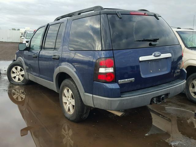 1FMEU73E26UA10701 - 2006 FORD EXPLORER BLUE photo 3