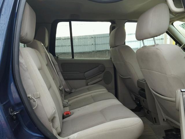 1FMEU73E26UA10701 - 2006 FORD EXPLORER BLUE photo 6