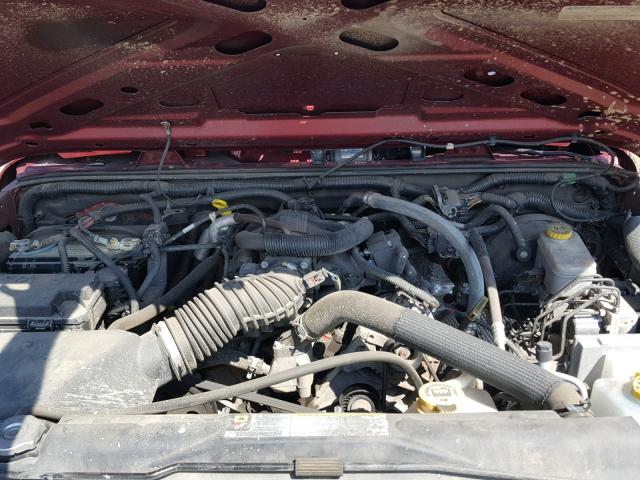 1J4AA2D13BL563636 - 2011 JEEP WRANGLER S MAROON photo 7