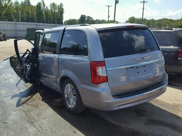 2C4RC1CG6ER231348 - 2014 CHRYSLER TOWN & COU GRAY photo 3