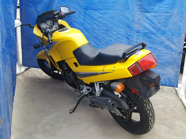 JKAEXMF114DA04479 - 2004 KAWASAKI EX250 F YELLOW photo 3