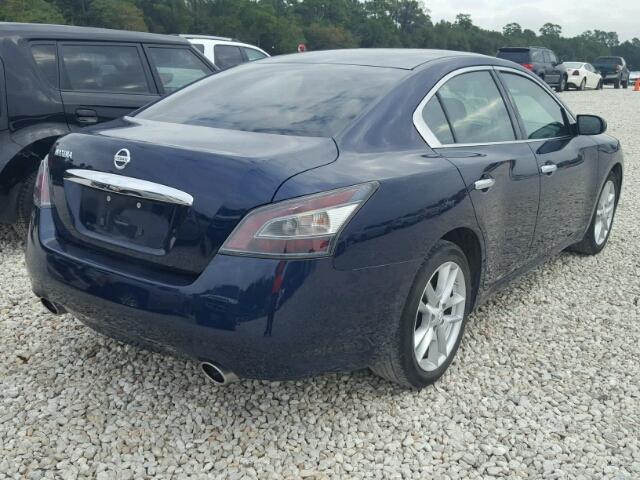 1N4AA5AP2EC432644 - 2014 NISSAN MAXIMA BLUE photo 4