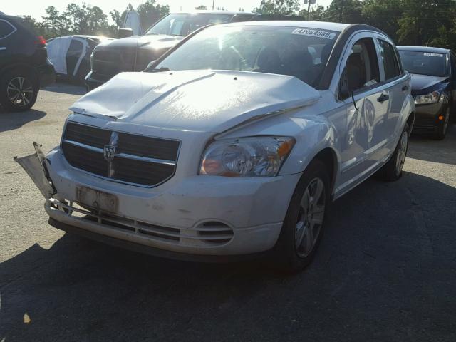 1B3HB48B87D113693 - 2007 DODGE CALIBER SX WHITE photo 2