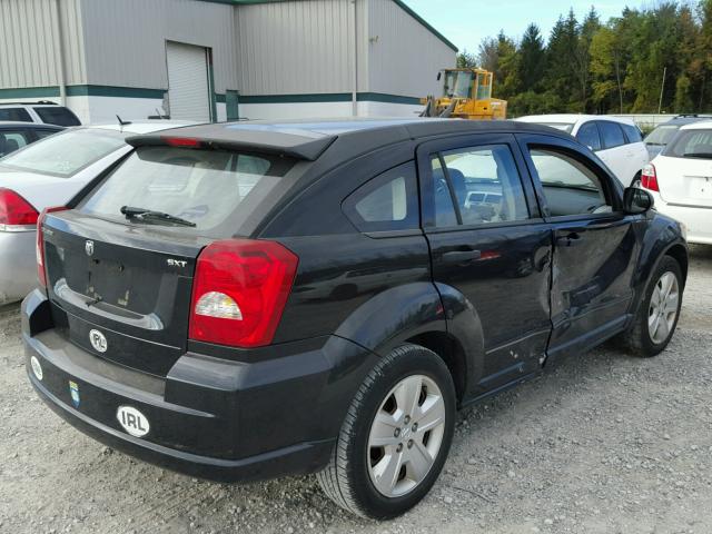 1B3HB48B77D509145 - 2007 DODGE CALIBER SX BLACK photo 4