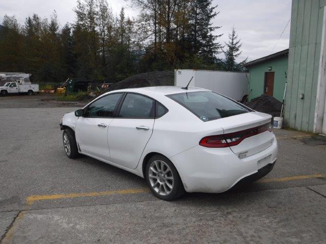 1C3CDFCBXED830880 - 2014 DODGE DART LIMIT WHITE photo 3