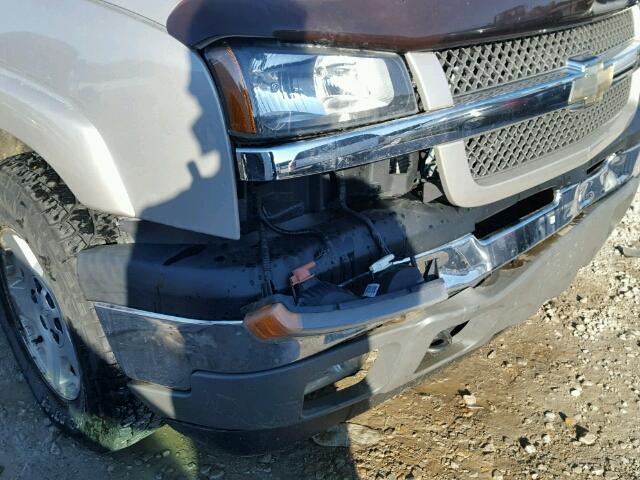 2GCEK13T751214684 - 2005 CHEVROLET SILVERADO GOLD photo 9