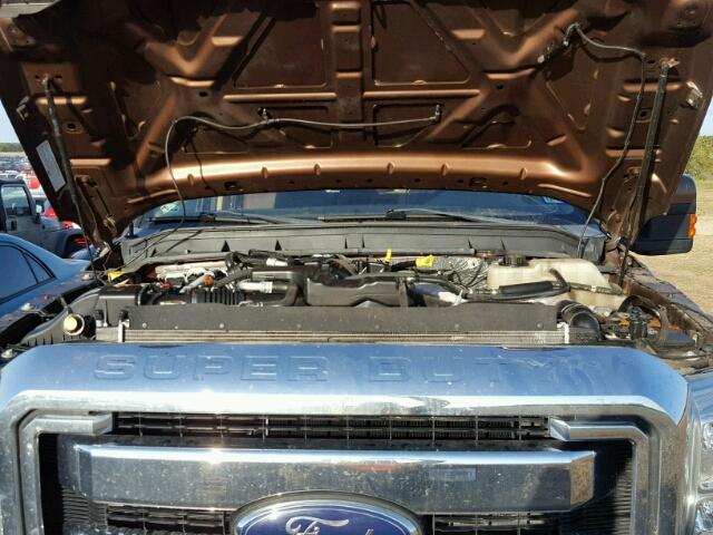 1FT7W2BT2CEB49291 - 2012 FORD F250 SUPER BROWN photo 7