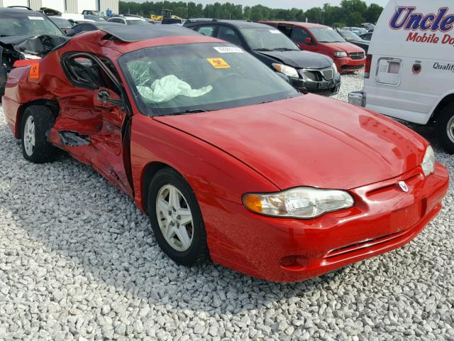 2G1WW12EX49135790 - 2004 CHEVROLET MONTE CARL RED photo 1