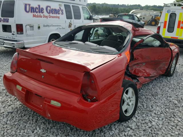 2G1WW12EX49135790 - 2004 CHEVROLET MONTE CARL წითელი ფოტო 4