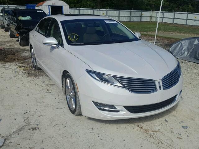 3LN6L2LUXFR604462 - 2015 LINCOLN MKZ HYBRID WHITE photo 1