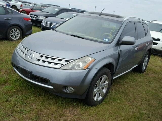 JN8AZ08W57W615903 - 2007 NISSAN MURANO GRAY photo 2