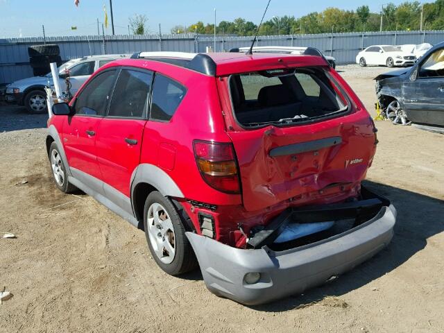 5Y2SL65846Z435982 - 2006 PONTIAC VIBE RED photo 3