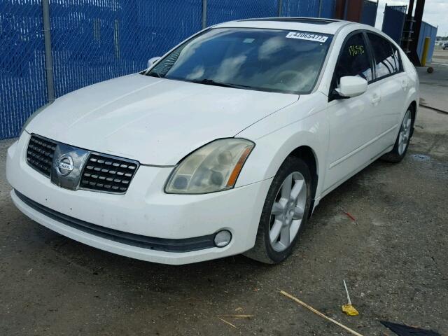 1N4BA41EX4C882523 - 2004 NISSAN MAXIMA WHITE photo 2