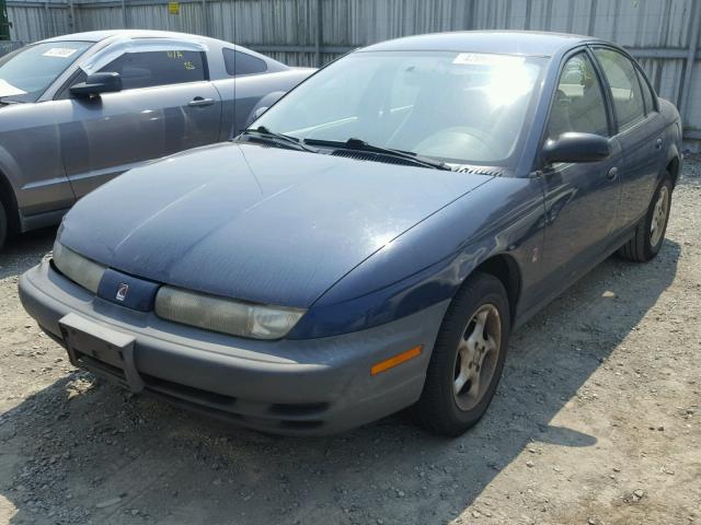 1G8ZH5287WZ208777 - 1998 SATURN SL1 BLUE photo 2