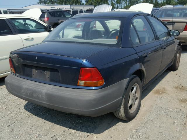 1G8ZH5287WZ208777 - 1998 SATURN SL1 BLUE photo 4