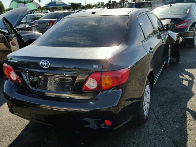 JTDBU4EE3A9102396 - 2010 TOYOTA COROLLA BA BLACK photo 4