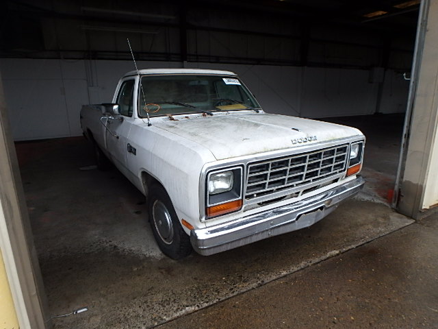 1B7GD14T2ES314130 - 1984 DODGE D-SERIES WHITE photo 1