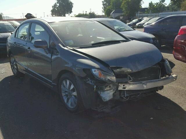 19XFA16899E032685 - 2009 HONDA CIVIC EX GRAY photo 1