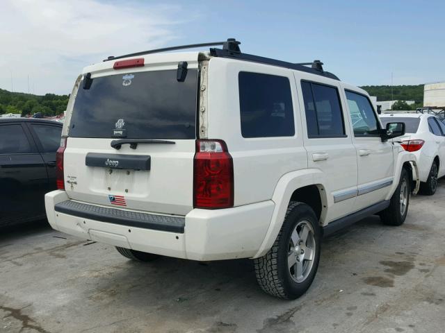 1J4RG4GK5AC126527 - 2010 JEEP COMMANDER WHITE photo 4