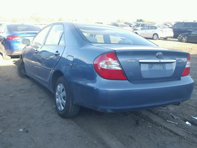 4T1BE30K33U661365 - 2003 TOYOTA CAMRY LE ლურჯი ფოტო 3