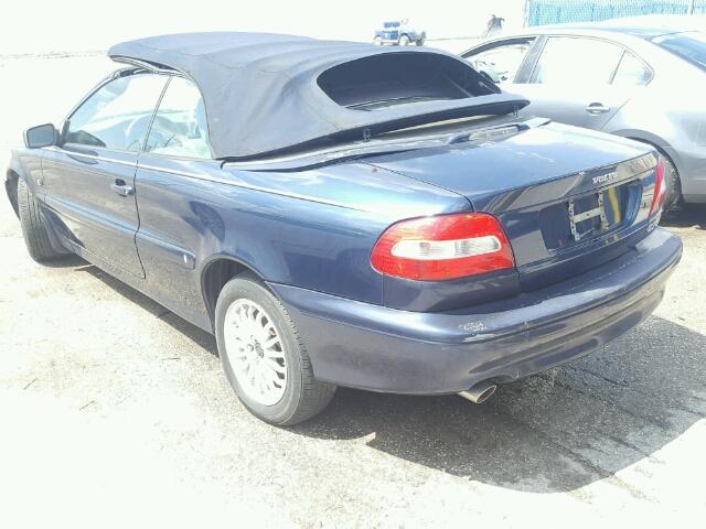 YV1NC63D23J035632 - 2003 VOLVO C70 BLUE photo 3