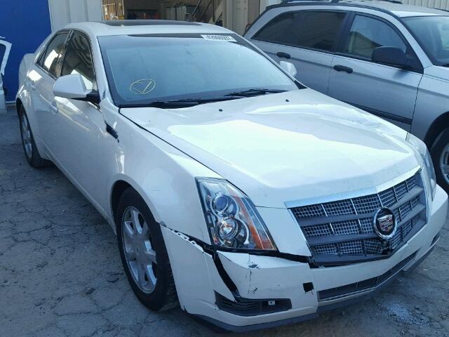 1G6DF577180139004 - 2008 CADILLAC CTS WHITE photo 1